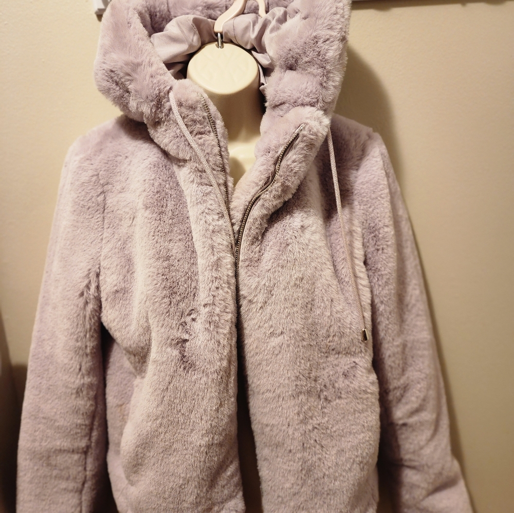 Lavender Faux Fur coat